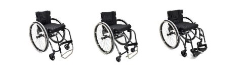 3 st rullstolar av modellen S3, U3 och S3 Swing från Panthera.