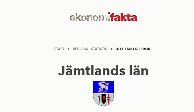 Ekonomifakta Jämtlands län