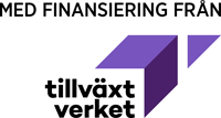 Med finansiering från tillväxtverket (logotyp).