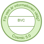 En stämpel som visar att informationen är viktig för BVC-personal