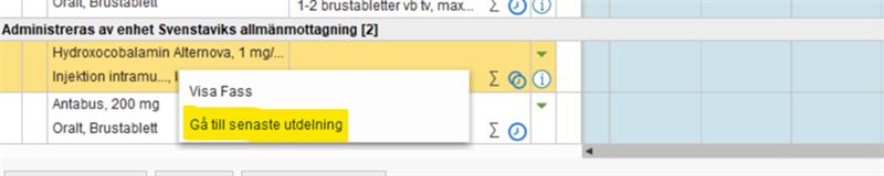 Bild från läkemedelsmodulen