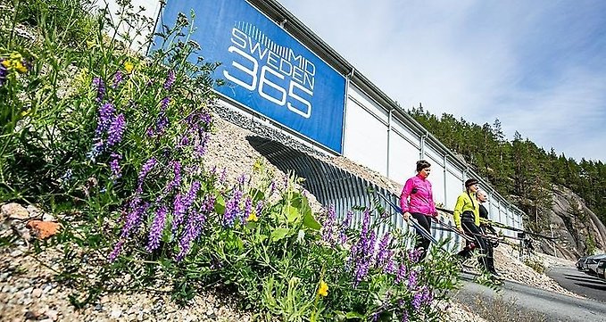 Bild på skidtunnelns entré. Foto: Håkan Wike